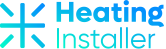 Heating Installer - Blue Cyan logo